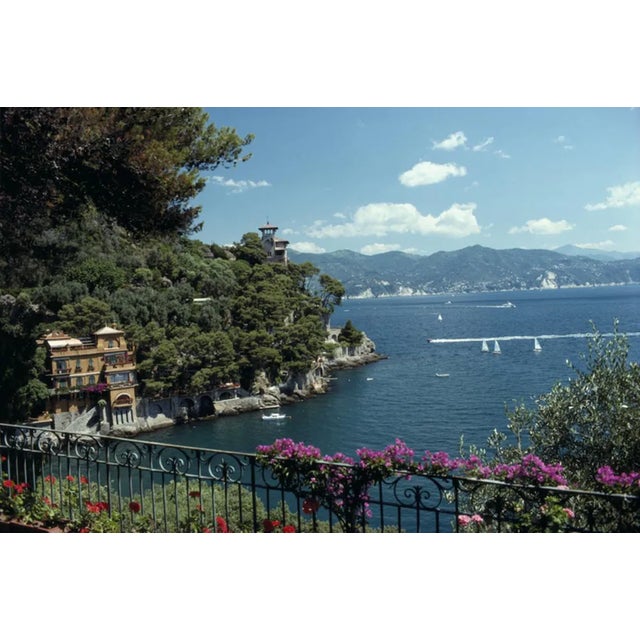 Slim Aarons, Ardissones House Portofino, Estate Stamped Photographic Print, 1977 / 2020s For Sale