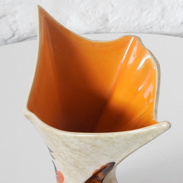 Ceramic Vintage Ceramic Vase from Tessier, France, 1960s For Sale - Image 7 of 10
