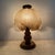 Vintage Brutalist Glass Table Lamp with Oak Wooden Base, 1970s For Sale - Image 14 of 18