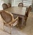 Rare 1970s Harrison Van Horn Grasscloth Dining Table – Natural Brown With 2 Leaves For Sale In Palm Springs - Image 6 of 12