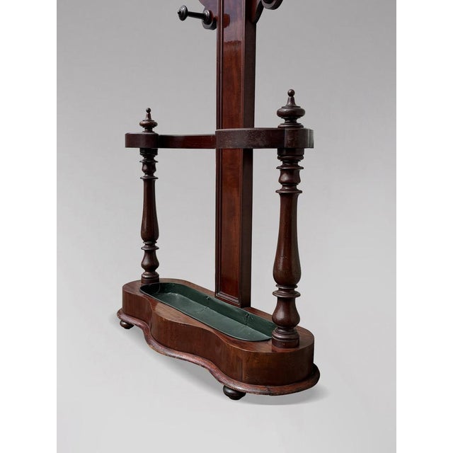 Victorian Mahogany Hall Stand, 1870s For Sale - Image 4 of 12