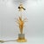 Brass Table Lamp with Golden Leaves by Boulanger, 1970s For Sale - Image 11 of 11
