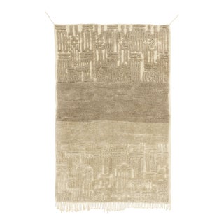 Hand-Knotted Wool Premium Rug by Azele Studio For Sale