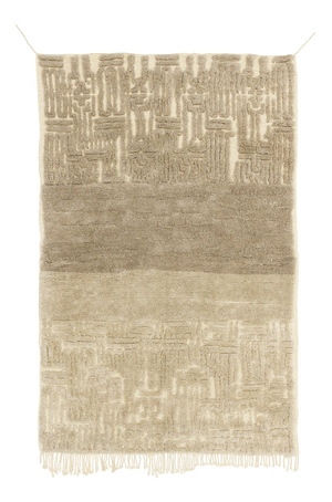 Hand-Knotted Wool Premium Rug by Azele Studio