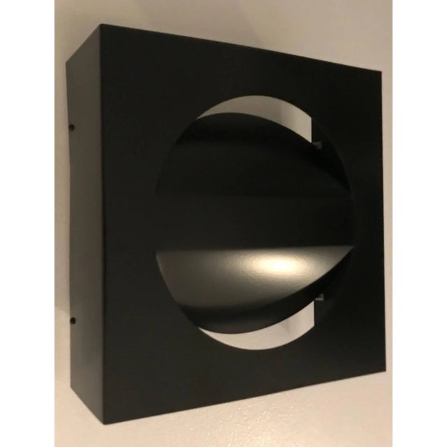 RAAK 1960s Mid-Century Dutch RAAK Signal Black Wall Lights Sconces - a Pair For Sale - Image 4 of 10