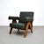 Cassina Capitol Complex Teak and Green Leather 053 Armchair by Pierre Jeanneret for Cassina For Sale - Image 4 of 15