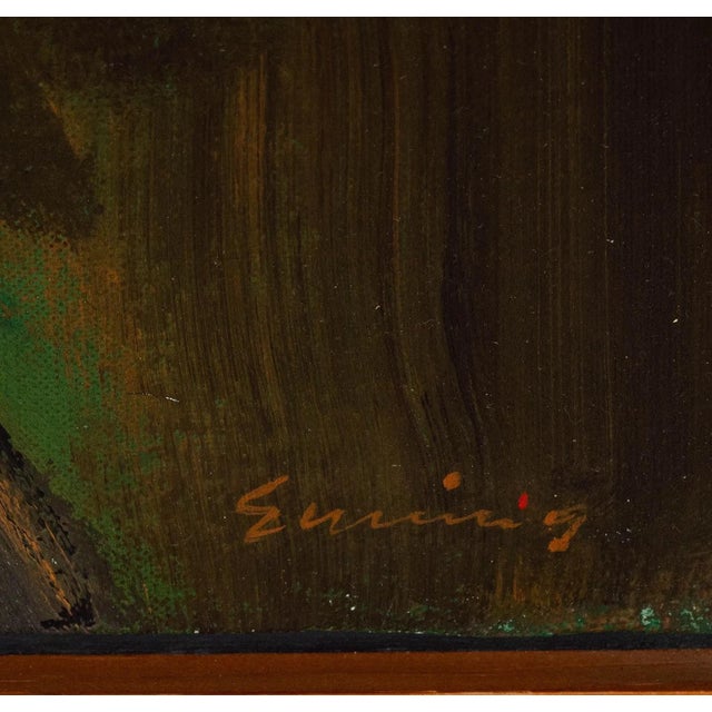 1950s 'The Tempest', Large Abstract Oil on Canvas by Edgar Ewing For Sale In Los Angeles - Image 6 of 8