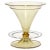 Mid-Century Modern Antique Murano Vittorio Zecchin MVM Capellin Soffiato Straw Yellow Amber Color Italian Art Deco Glass For Sale - Image 3 of 7