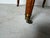 19th Century Louis XVI-Style Bouillotte End Table With Marble Top, Brass Gallery & Casters For Sale - Image 15 of 16