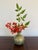 A really beautiful example of a murano vase by Fratelli Toso and a wonderful combination of greens, burgundy and gold....