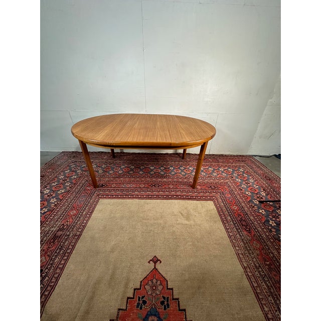 1980s MCM Teak Dining Table by Rasmus For Sale In New York - Image 6 of 9