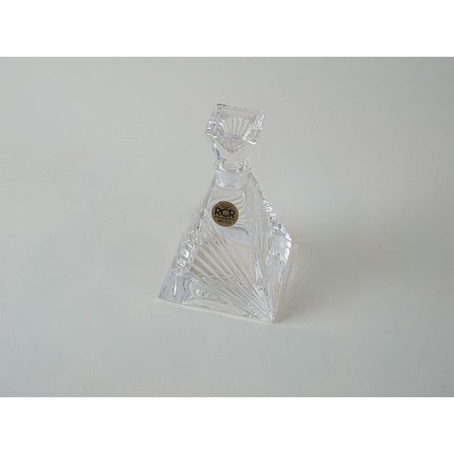 Vintage Italian Glass Carafe from RCR Cristalleria Italiana, 1970s For Sale - Image 4 of 8