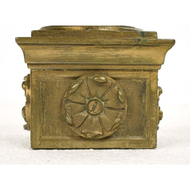Mid 20th Century Reclaimed Cast Bronze Urn Finial for Newel Post For Sale - Image 6 of 12