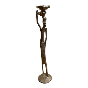 Vintage Peruvian Silver Figural Candlestick