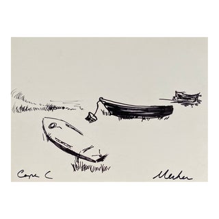 1960s Alexandra Merker Cape Cod Beach Scene For Sale
