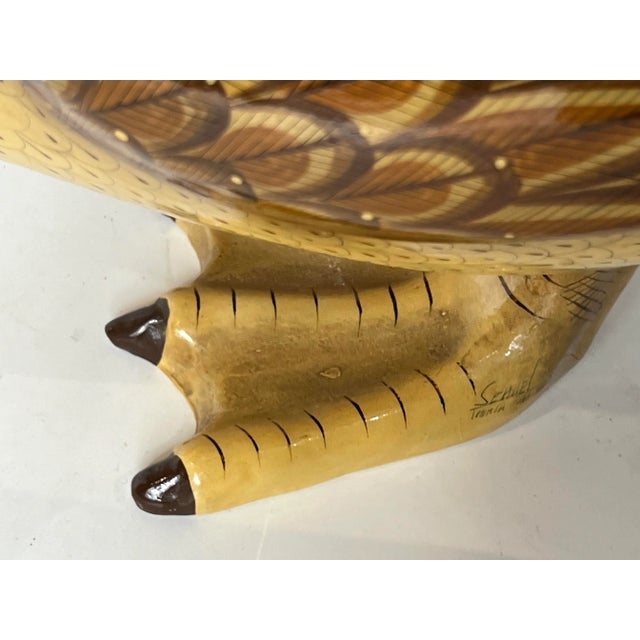Vintage Ser Mal Sergio Bustamante Style Mexico Paper Mache Goose For Sale - Image 9 of 11