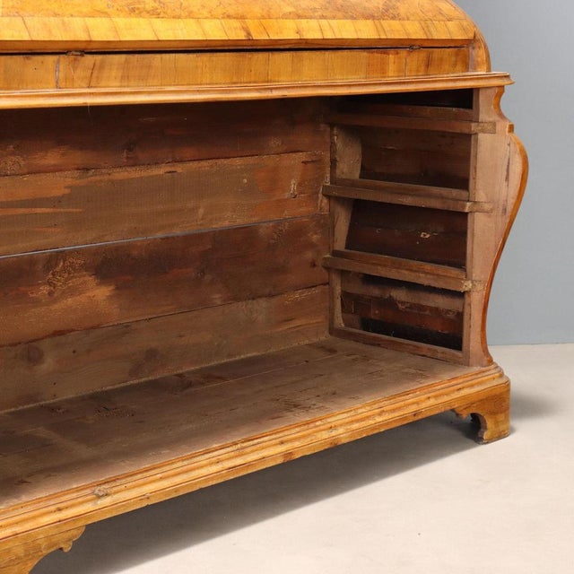 Trumeau in Walnut and Walnut Burl For Sale - Image 12 of 14