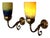 Metal Wall Lights, Set of 2 For Sale