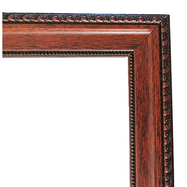 FREE SHIPPING ANYWHERE IN THE CONTINENTAL US! This is a vintage wood picture frame. The frame measures 23" x 19" x 1"...