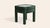 Contemporary Olive Linen Piero Ottoman by Ceraudo For Sale - Image 3 of 8