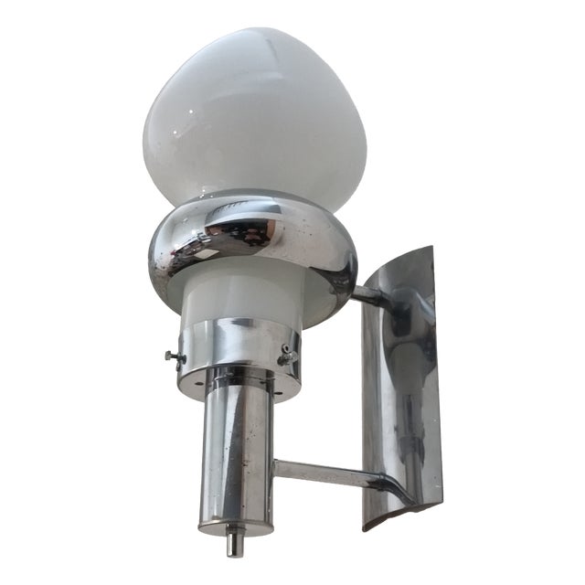 Vintage Space Age Wall Sconce, 1970s For Sale