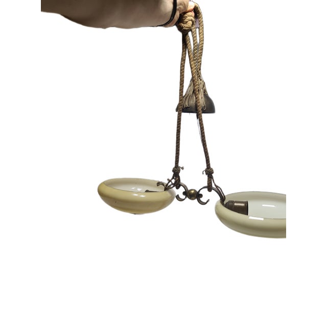 Vintage Art Deco Style Pendant Light, Poland, 1970s For Sale - Image 6 of 8