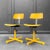 Vintage Yellow Wooden Desk Chair For Sale - Image 3 of 18
