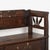 Original Hand-Painted Pine Bench With Storage, Circa 1890-1920 For Sale - Image 9 of 12