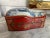 Mid 20th Century Asian Blue and Red Ceramic and Lacquer Box For Sale - Image 5 of 9