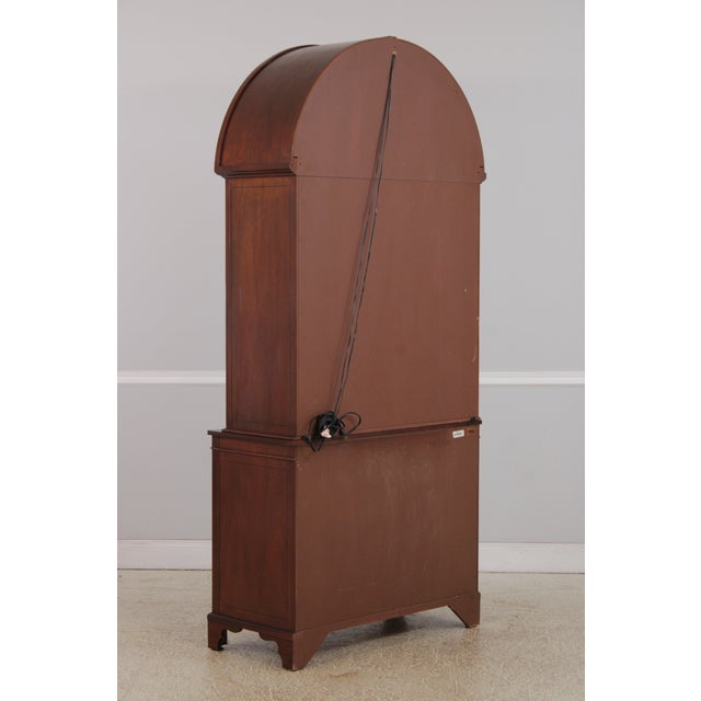 Baker Historic Charleston Dome Top Mahogany China Cabinet For Sale - Image 17 of 18