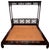 Vintage Chinoiserie Style Queen Size Platform Bed by White Furniture featuring High Quality Hardwood Construction,...