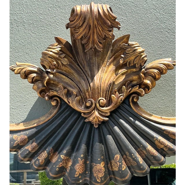Wood Vintage William Switzer Gilt Chinoiserie Wall Mirror For Sale - Image 7 of 16