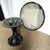 Postmodern Faux Black Marble Swivel Circular Dining Table For Sale - Image 9 of 9