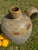 19th C. 2 Gallon Salt Glaze Stoneware Jug - Ovoid, 15" Primitive 1800s Farmhouse For Sale - Image 9 of 18