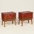 Danish Mid Century Modern Yew Bedside Tables, a Pair For Sale - Image 4 of 7