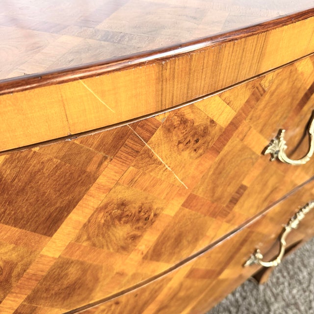 Vintage Italian Parquetry Nighstands/Commodes - A Pair For Sale - Image 12 of 12