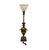 Early 20th Century Hollywood Regency Brass Pillar Torchiere Table Lamp For Sale In Atlanta - Image 6 of 10