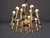 Sculptural Angelo Brotto chandelier with 16 bulbs from the 1960s. The bulbs are part of the offer. I have official proof...