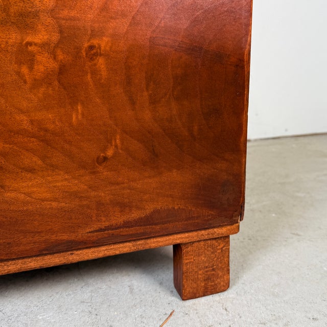 Art Deco Audio Cabinet with Pull-Out Drawer, 1950s For Sale - Image 16 of 18