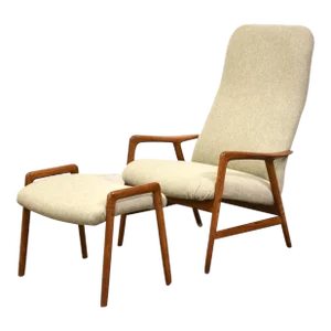 Alf Svensson Lounge Chair and Ottoman