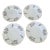 Vintage Spode Copeland English Bird Plates With Gold Trim, Set of 4 For Sale