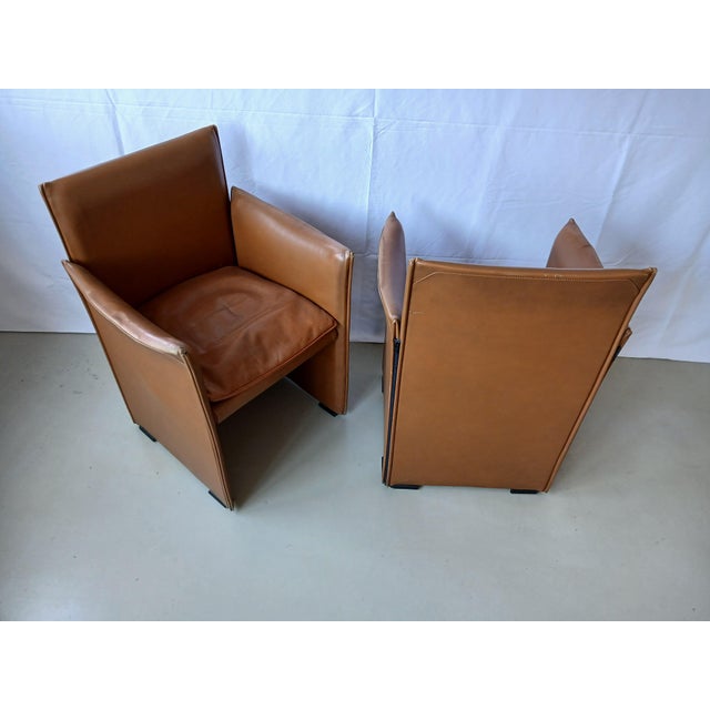 Postmodern 401 Break Armchairs by Mario Bellini for Cassina, 1970s, Set of 2 For Sale - Image 3 of 16