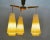 Mid-Century Modern Ceiling Lamp in Beech and Frosted Glass For Sale - Image 6 of 8