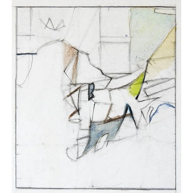 Contemporary Late 20th Century Neutral Abstract Studies Painting For Sale - Image 3 of 7