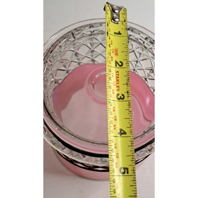 Ripley & Co Eapg Mascotte Ruby Stain Jar Dated 1873 Early American Pattern Glass For Sale - Image 10 of 11