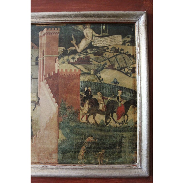 Wood Unique Reproduction of Classic Sienna Masterwork For Sale - Image 7 of 8