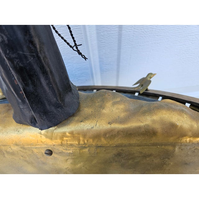 Italian Mixed Metals St. Francis of Assisi Wall Pocket Planter For Sale - Image 12 of 17