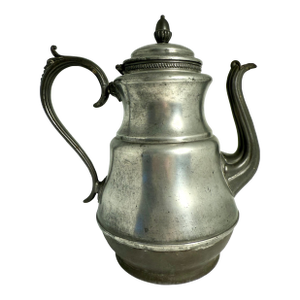 Civil War Era Pewter Coffee Pot (E. B. Manning Patent June 1862)