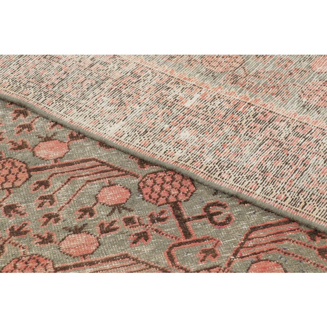 Brown Antique 20th Century Khotan Runner With Pomegranate Motifs & Lattice - Rug & Kilim For Sale - Image 8 of 8