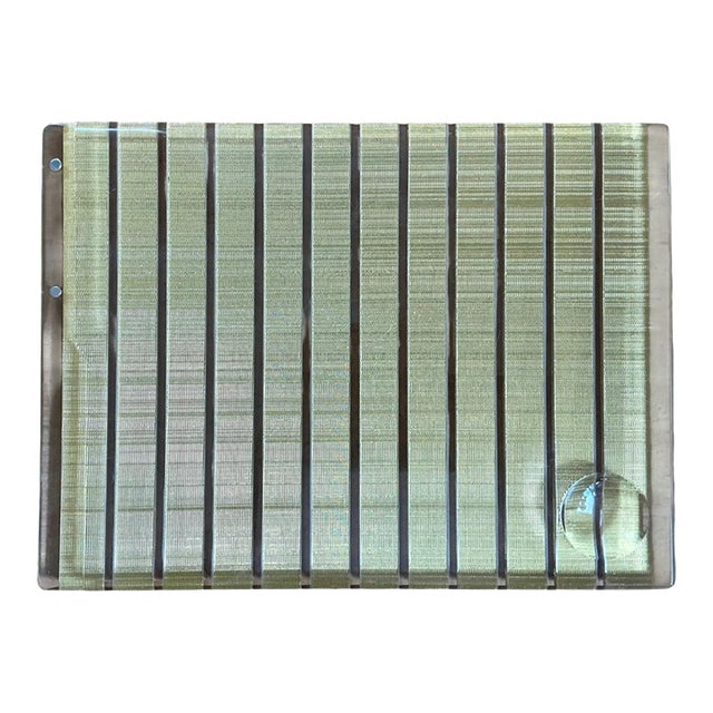 Vintage Lucite Decorative Serving Tray For Sale
